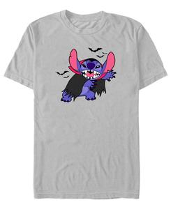 Мужская футболка с круглым вырезом "Лило и Стич" Fifth Sun, Silver