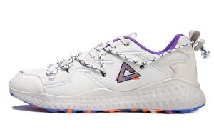 Кроссовки мужские с низким верхом цвета слоновой кости и желтым Peak