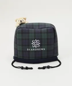 Чехол для железной головы в виде плюшевого мишки (унисекс) St Andrews, цвет Blackwatch 1