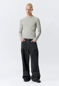 Унисекс джинсы astro для работы в плотницком стиле Weekday, Eulogy Black