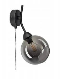 Настенный светильник Kiki Design Bergen I mit Kettenschalter, черный