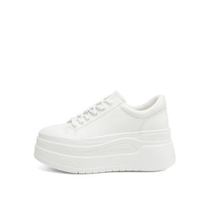 Rosa Bianca Легкие низкие кроссовки для скейтбординга, увеличивающие рост, женские, белые