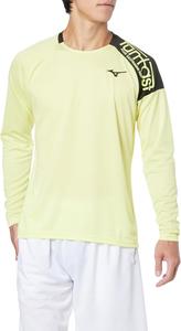 Волейбольная тренировочная толстовка Mizuno V2MAA521, стандартный крой, черный/зеленый