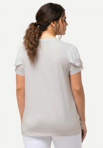 Футболка с принтом GRAPHIC SHORT SLEEVE Ulla Popken, белый