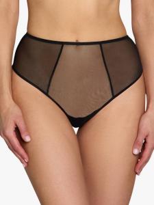 Ажурные высокие трусики Anna Sheer Mesh Heist, Black