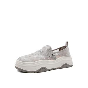 Кеды, скейтборд обувь женская низкая Joy&Mario, цвет Apricot