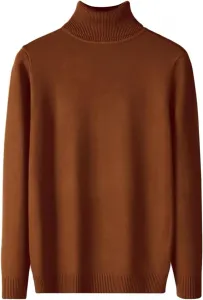 Мужская водолазка полуводолазка Slim Fit с вязаным трикотажем однотонная Wunnhd