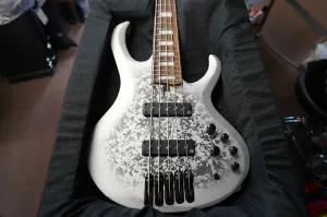 Электрический бас-гитар Ibanez 25th Anniversary BTB25TH5 5-струнный - Silver Blizzard Matte (2024)