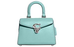 Сумка Lady Dior из кожи коровы, кросс-боди, женская горно-озерного синего цвета COACH