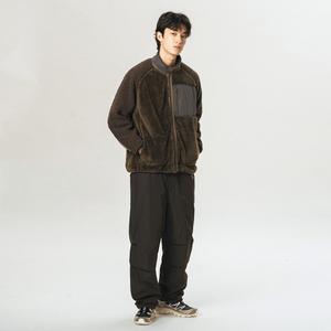 714STREET Куртка унисекс, Темно-коричневый с темно-коричневым