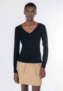 Базовый свитер с v-образным вырезом Influencer, Black