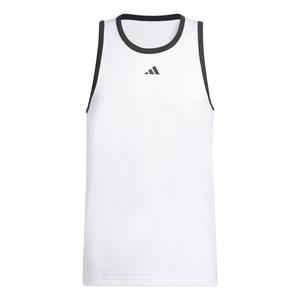 Топ adidas Legends Basketball 3-Stripes Tank Top 'White' IC2460, белый