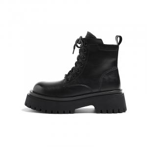 Короткие ботинки Martin Boot 6 см для женщин Mis. Danny, черный fleece-lined