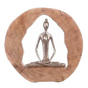 Декоративная скульптура GILDE Health цвет natur/creme