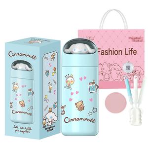 Термочашка Hello Kitty Sanrio, Cinnamon Dog + Coaster + Radish Brush + Happy Girl Gift Bag