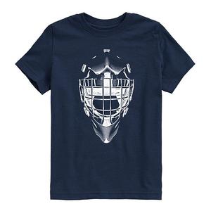 Футболка с принтом хоккейной маски для мальчиков 8-20 Licensed Character, Navy