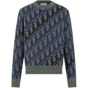 DIOR Свитер мужской серый