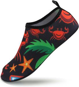 Женские и мужские водные туфли, легкие, быстросохнущие, с сеткой, для пляжа, прогулок, рыбалки, парусного спорта, походов, функциональных тренировок, дышащие амфибийные спортивные туфли Vtiao, черный