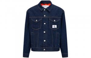 Мужская джинсовая куртка Calvin Klein, цвет Dark Blue Denim