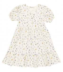 Платье из хлопка с принтом All Things The New Society, All The Things Print