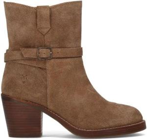 Женские ботинки Frye Rylee с ремешком, внутренней молнией и щиколоткой, легко элегантные с пряжкой и мягкой стелькой для комфорта, Mushroom