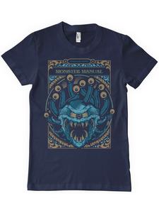 Dungeons And Dragons Футболка "D&D Monsters Manual T-Shirt" синего цвета