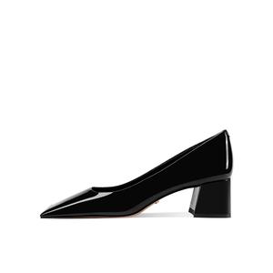 Женские туфли на высоком каблуке She's Rim черные бежевые экрю