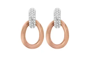 Swarovski Серьги-пусеты для женщин, розовые