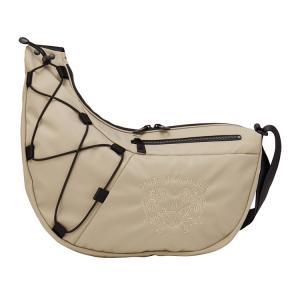 Onitsuka Tiger Нейлоновая курьерская сумка через плечо унисекс бежевая, Beige