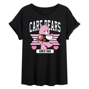 Футболка большого размера «Медведи заботы» для юниоров с 1982 года Licensed Character, черный