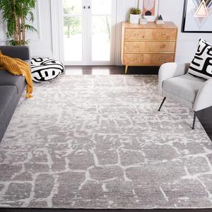 Ковер SAFAVIEH, 305 x 427 см, Tibetan Collection, Cream & Stone, современный дизайн, идеален для помещений с высокой проходимостью в гостиной, спальне и столовой (TB837A-10)