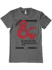 Dungeons And Dragons Футболка "D&D 3 Volume Set T-Shirt" серого цвета