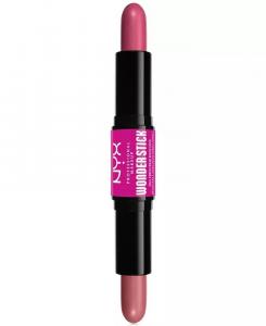 Двусторонние кремовые румяна Wonder Stick Nyx Professional Makeup, цвет Light Peach N Baby Pink