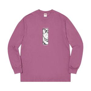 Футболка Supreme x The Crow Long-Sleeve Tee 'Plum', фиолетовый