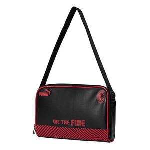 Сумка ac milan reporter bag 'black red' Puma, черный
