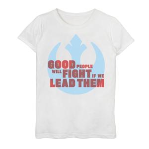 Футболка с рисунком «Звездные войны: Скайуокер. Восход» для девочек 7–16 лет. Хорошие люди сражаются с повстанцами. Star Wars