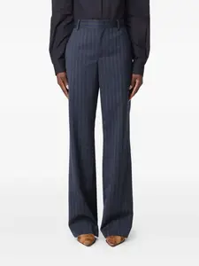 Полосатые брюки Moschino, синий