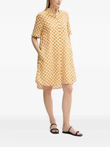 Платье-рубашка с геометрическим принтом Marc O'Polo, желтый