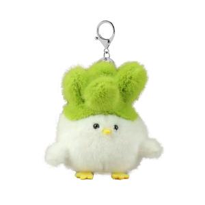 Мягкая кукла чеснок птичка подвеска высота 11см A little tide to play, белый