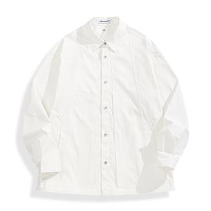 Однотонная льняная верхняя одежда Casual Shirt для мужчин PEACEBIRD MEN, белый 1