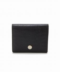 Итальянский кожаный складной кошелек LUCIA с тиснением под ящерицу.