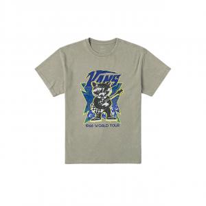 Vans Футболка женская серо-зеленая