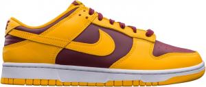 Мужские кроссовки Nike Dunk Low, Yellow Bordeaux