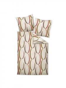 Janine Постельное белье цвета таупе сиена