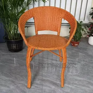 Fantasy Кресло из ротанга для улицы, усиленная двойная трубка, без подушки, Upgraded reinforced double-tube antique-style model without seat cushion