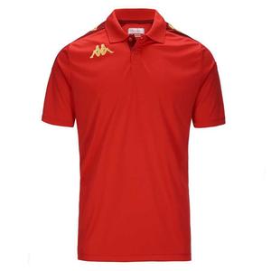 Поло с коротким рукавом Kappa Ghiolo, красный