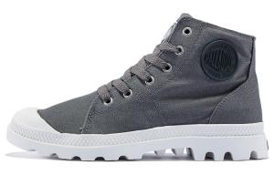 Pampa Canvas Shoes Unisex High-top Grey Palladium