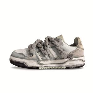 Износостойкие низкие кроссовки для скейтбординга Entrap, унисекс, серые Adidas Neo, Gray