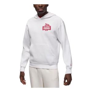 Толстовка с капюшоном Air Jordan AJ8 из флиса, белая