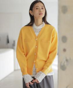 Вязаный кардиган Suite, цвет Sherbet Orange [020]